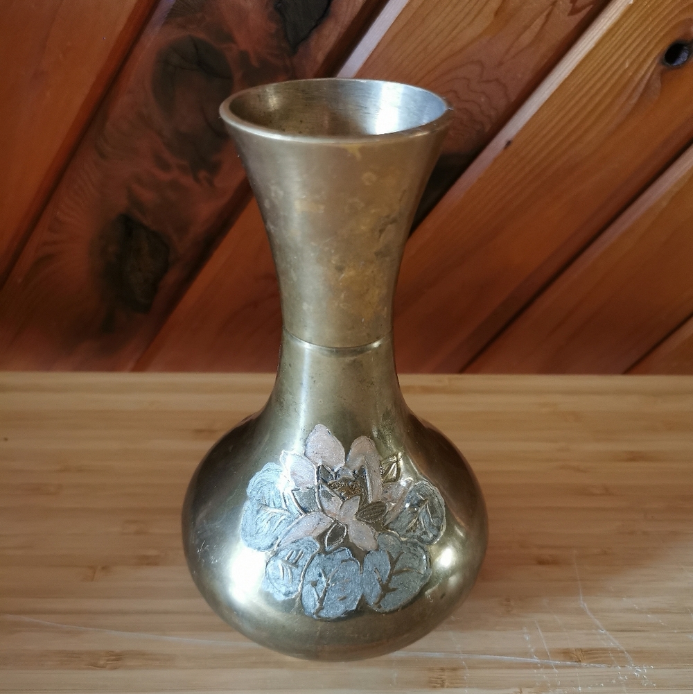 Vintage Brass Vase